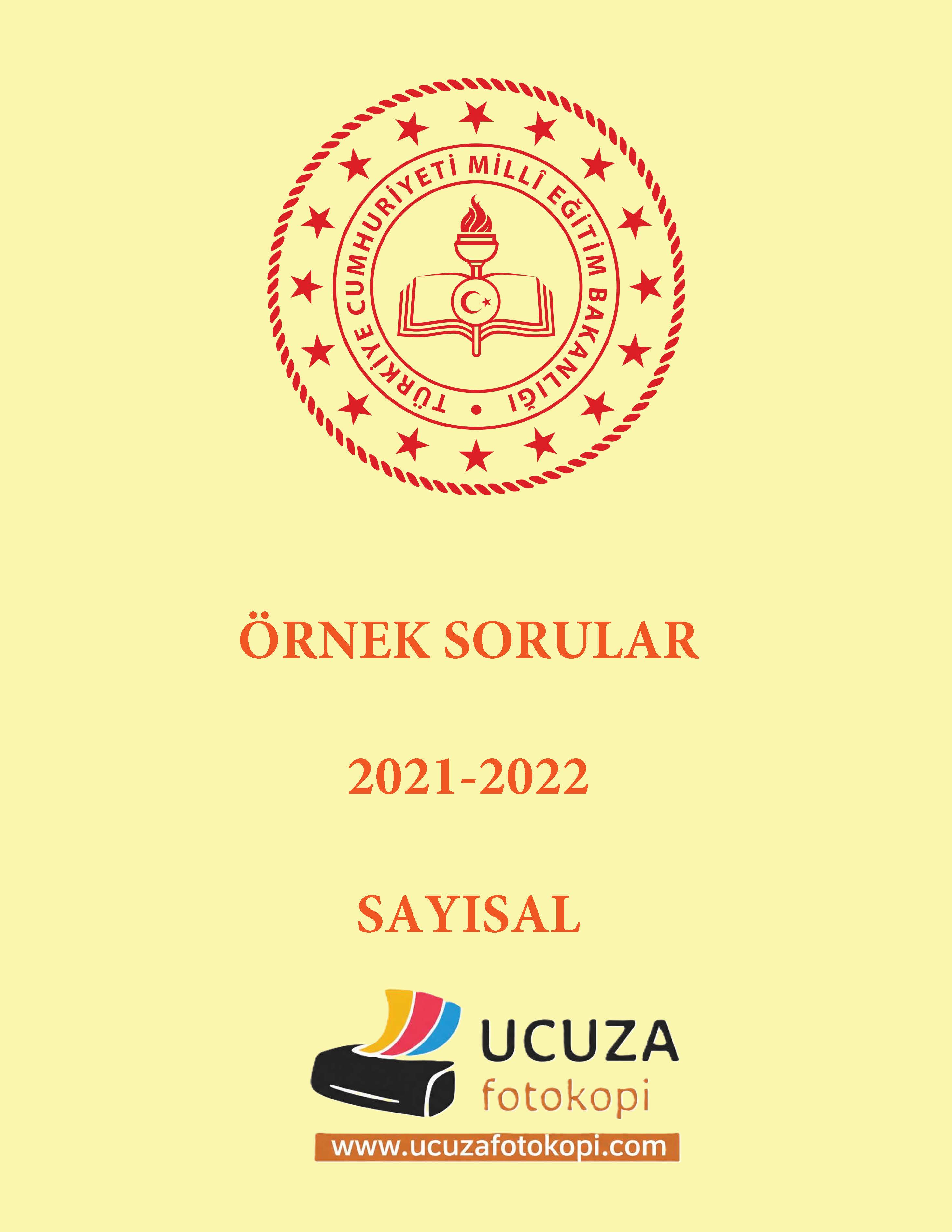 2021-2022 Örnek Sorular Sayısal (Siyah Beyaz)